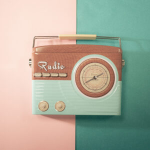 Radio Vintage Azul