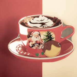 Taza Navideña Santa