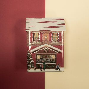 Casita Navideña Roja