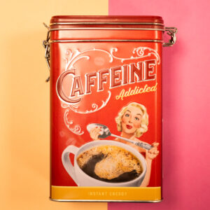 Lata Caffeine con 300g de Galletas