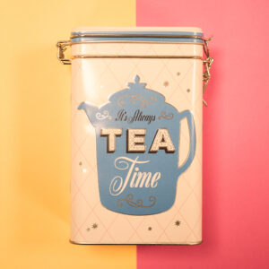 Lata Tea Time con 300g de Galletas