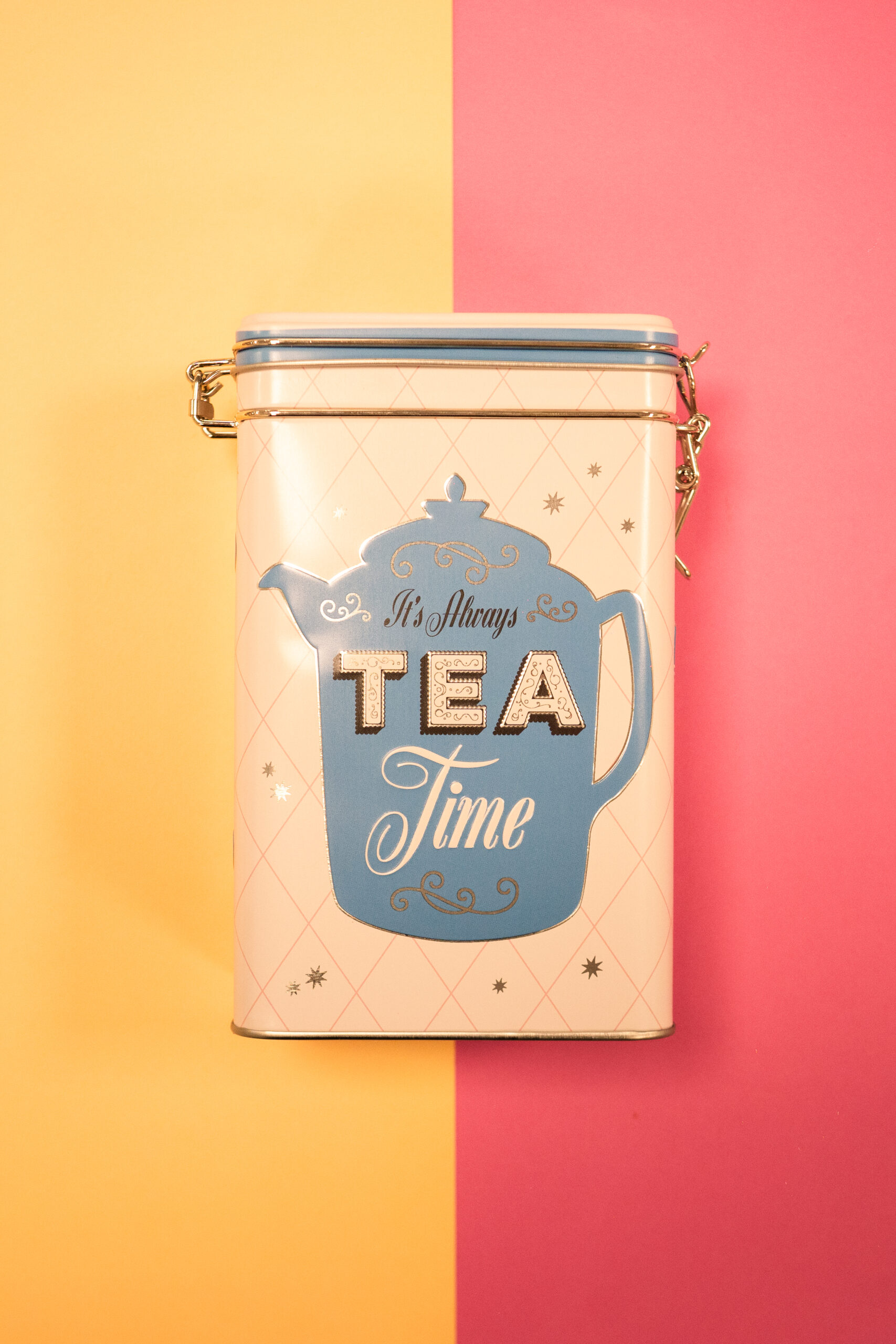 Lata Tea Time con 300g de Galletas