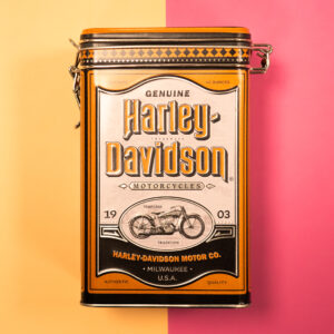 Lata Harley-Davidson con 300g de Galletas