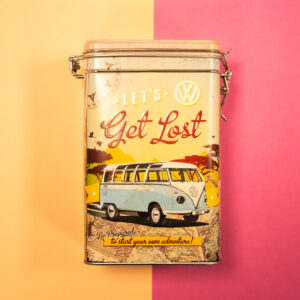 Lata Get Lost Furgoneta Vintage con 300g de Galletas