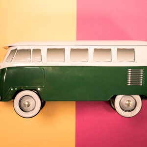 Lata Furgoneta Verde Vintage con 300g de Galletas