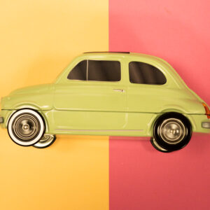 Lata Coche Vintage Verde con 300g de Galletas