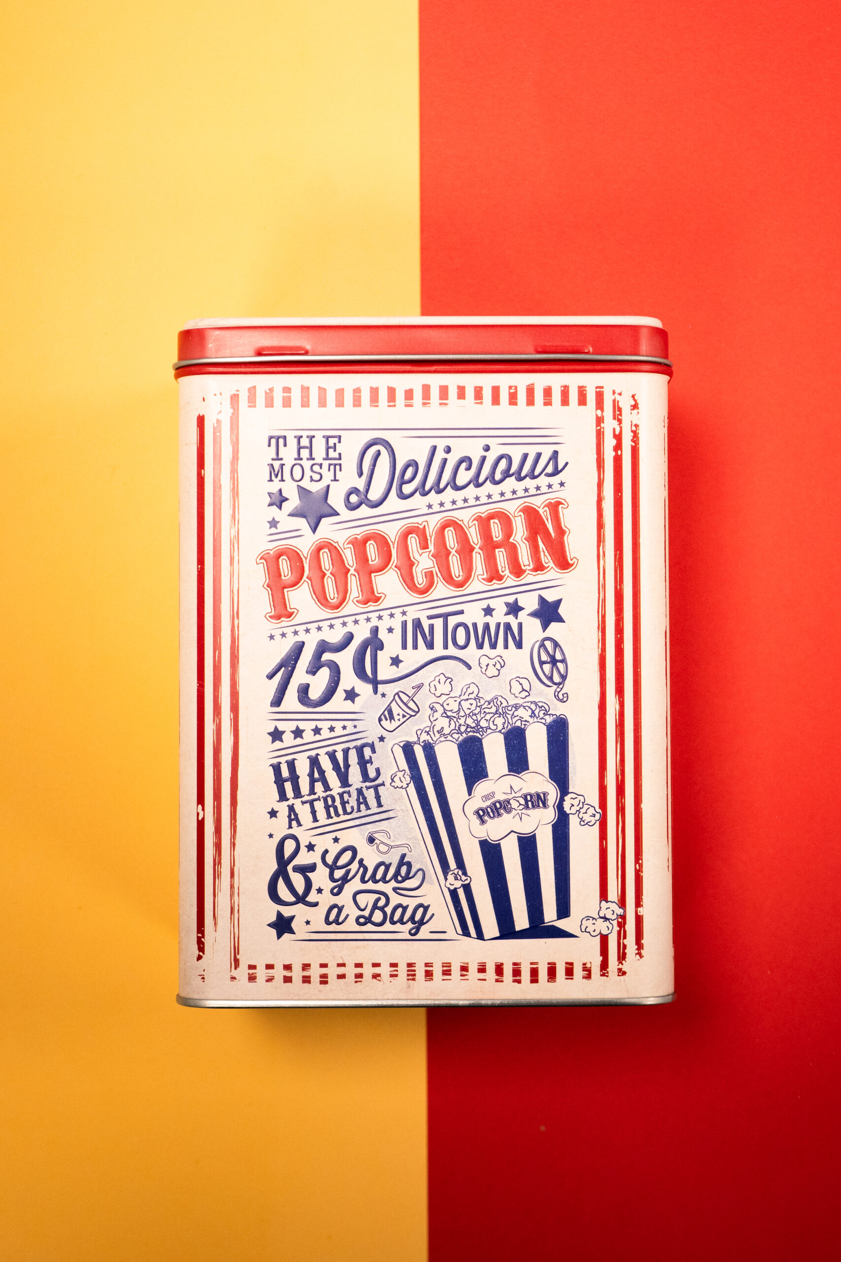 Lata PopCorn con 500g de Galleta