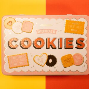 Lata Cookies con 500g de Galletas